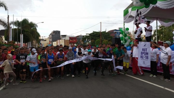 Fun Run BPOM Bersama Generasi Mileneal di Ambon