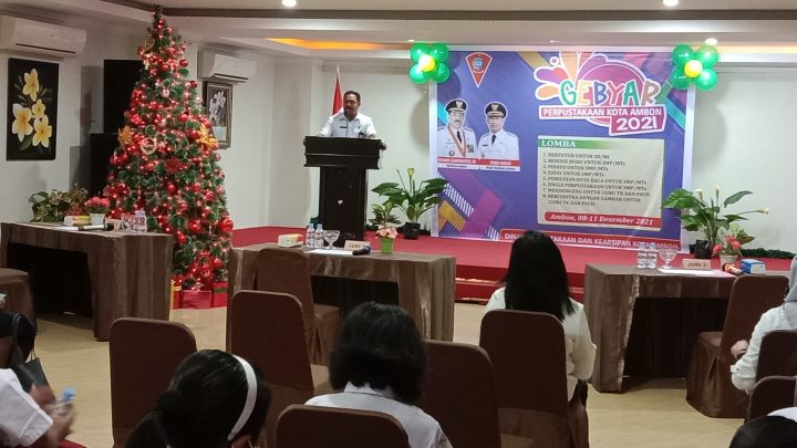 Gebyar Perpustakaan kota Ambon 2021 Hasilkan Sejumlah Juara