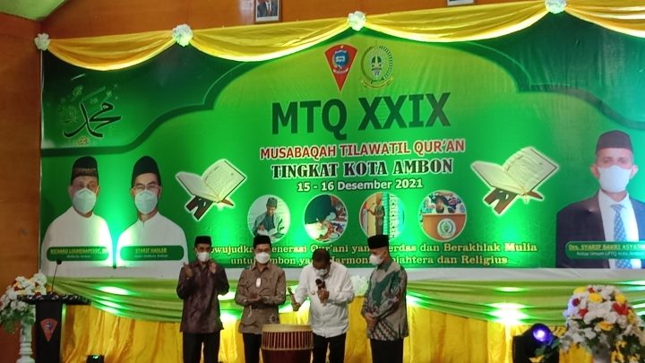 Wali kota Ambon Buka MTQ ke XXIX