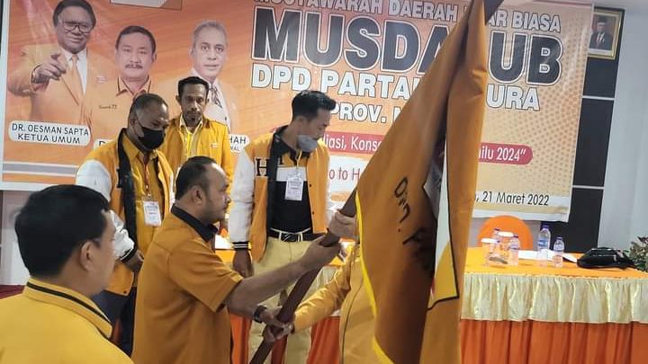 Hasil Musdalub Partai Hanura Maluku Tetapkan Ohorella Ketua DPD