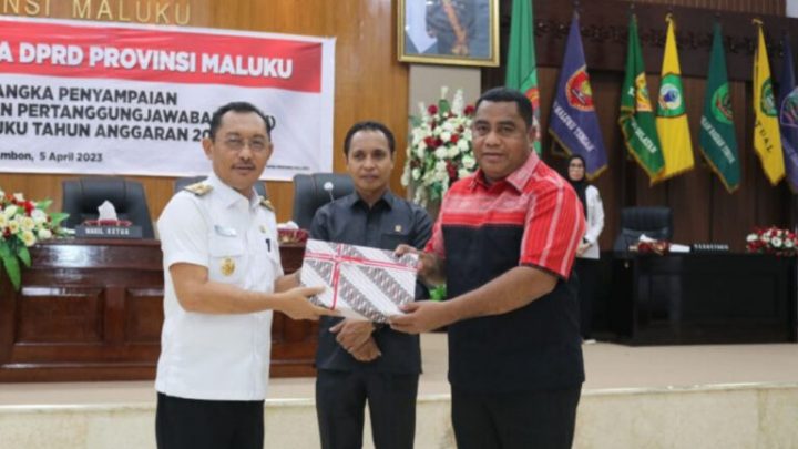 DPRD Maluku Gelar Paripurna Penyampaian LKPJ Gubernur Maluku tahun 2022