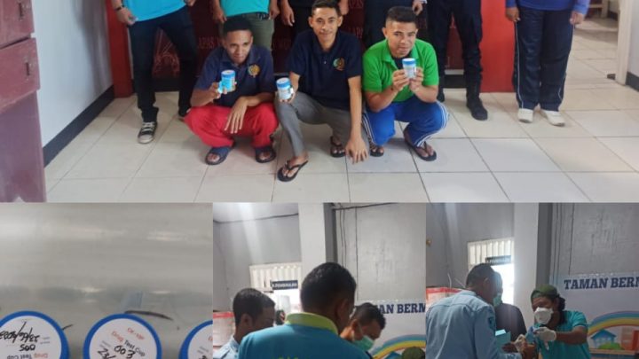 Petugas dan WBP Lapas Wonreli Jalani Tes Urin