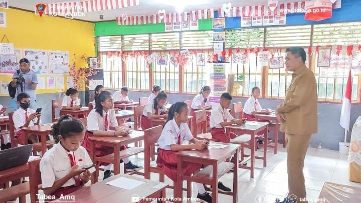 Pj Walikota Buka Penilaian Sumatif Akhir SD