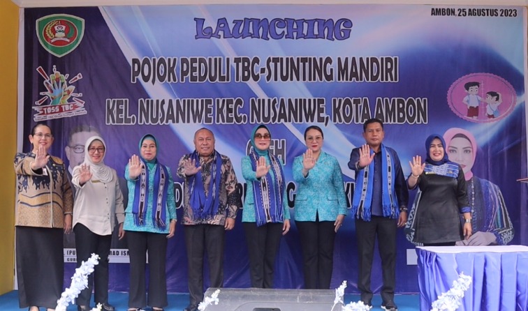 Duta Parenting Maluku Launching Pojok Peduli TBC Kecamatan Nusaniwe