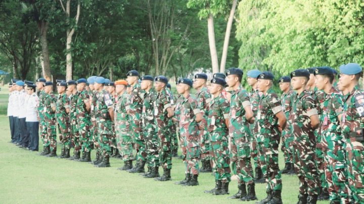 Apel Luar Biasa Tahun 2024, Lanud Pattimura Check Kekuatan Prajurit