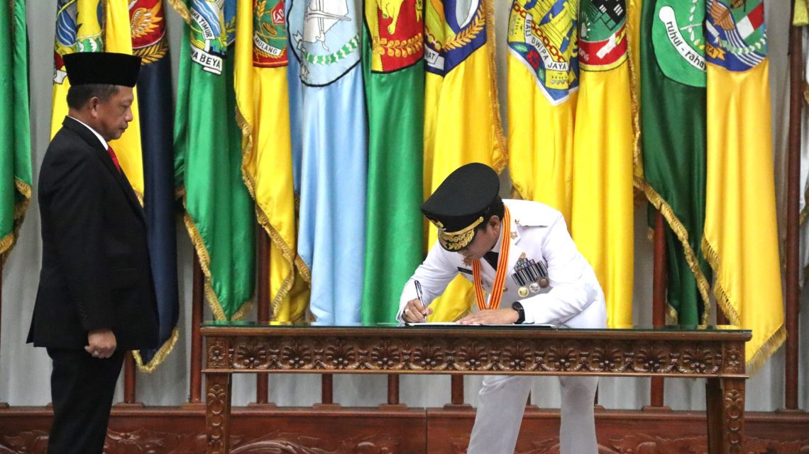 Pelantikan PJ Gubernur Maluku oleh Mendagri
