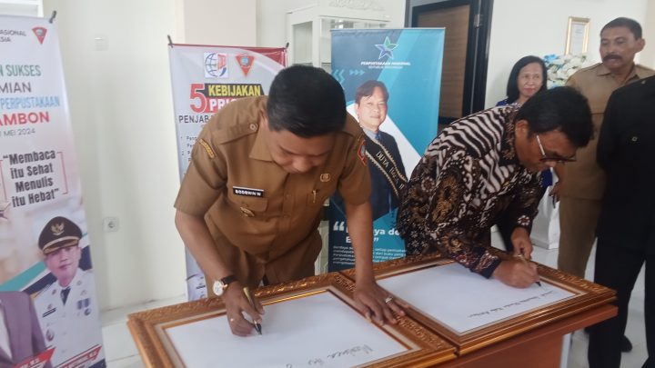 Gedung Layanan Perpustakaan Kota Ambon Diresmikan