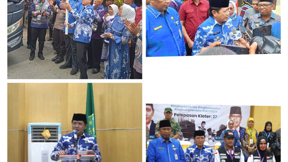 1.068 Jemaah Calon Haji Embarkasi Antara Maluku Diberangkatkan