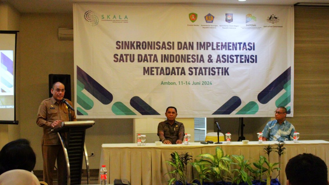 Plh Sekda Maluku buka Sinkronisasi dan Implementasi Satu Data Indonesia