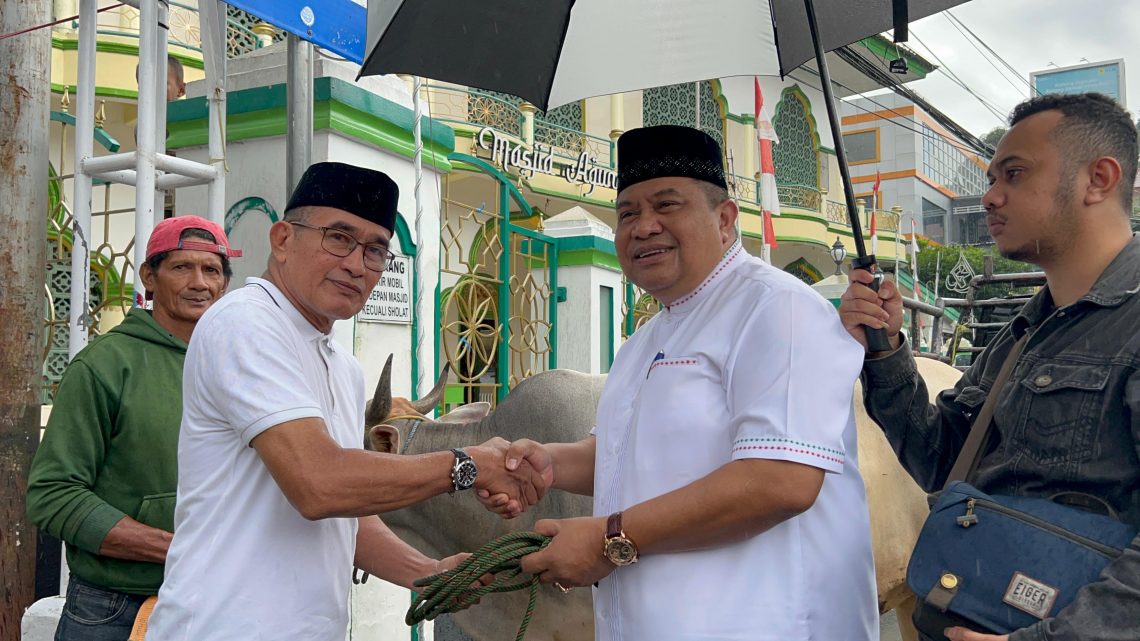 Negeri Batu Merah Terim 1 Ekor Hewan Qurban dari SekKot Ambon