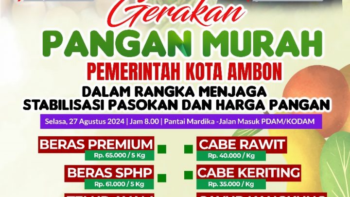 Pemkot Komitmen Tekan Inflasi, GPM Akan Digelar Setiap Hari Selasa