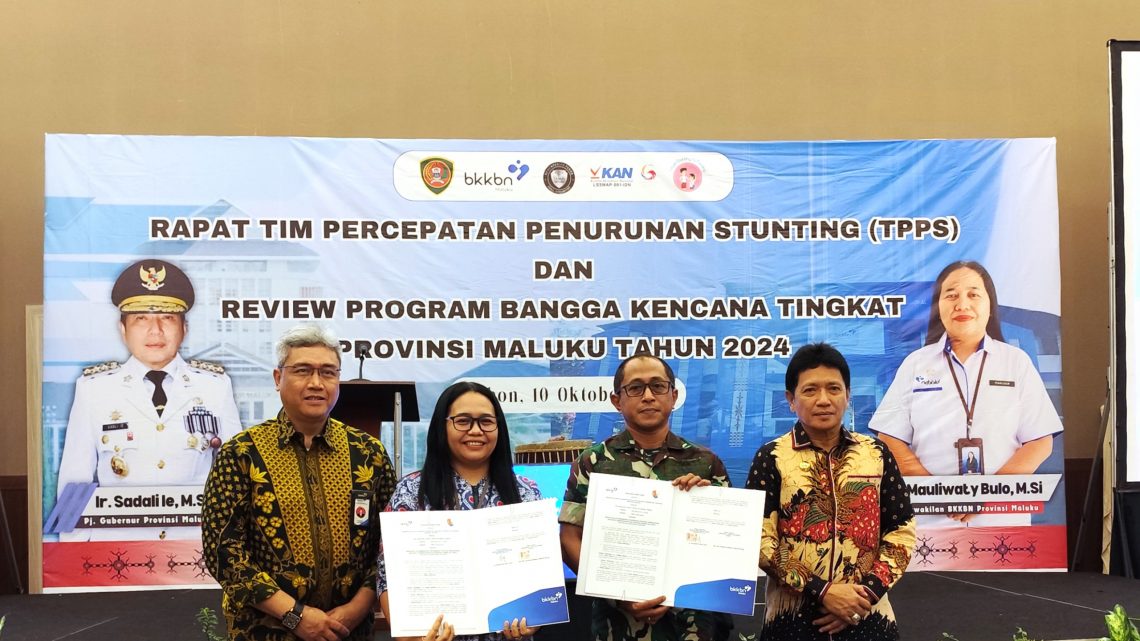 Pj.Gubernur Maluku Buka Rapat  TPPS dan Review Kinerja Program  Bangga Kencana