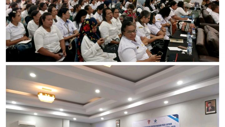 Dinas Perpustakaan kota Ambon Gelar Bimtek Akreditasi Perpustakaan Sekolah