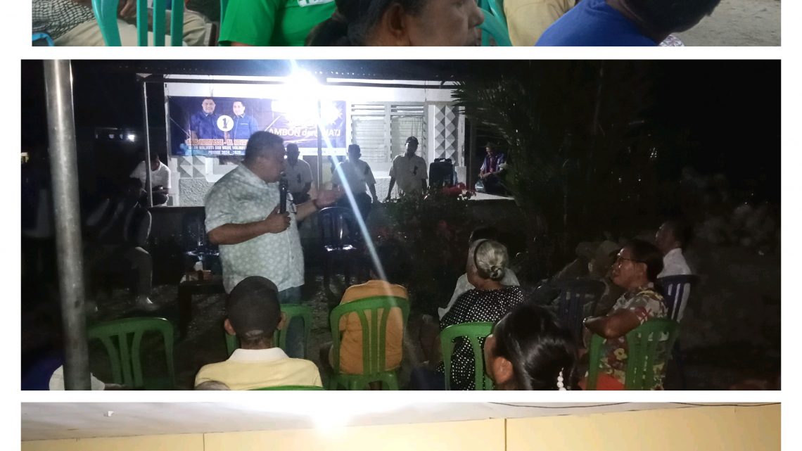 Masyarakat Tawiri Satu Tekad Dukung Paslon “AMAN”
