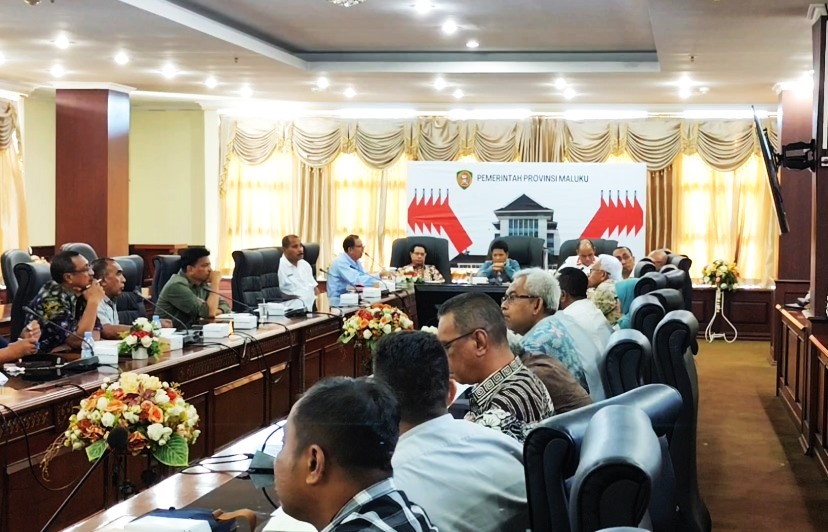 Tindak lanjut arahan Presiden Prabowo, Pemprov Maluku Gelar Rapat Bersama Instansi Vertikal