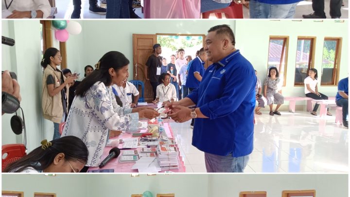 Calon Walikota Agus Ririmase Gunakan Hak Pilih di TPS 005 Dusun Toisapu