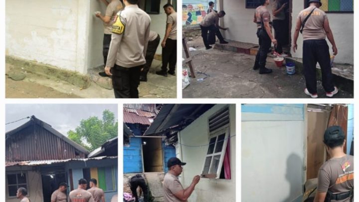 Rumah ASN Polri di Batu Merah Dibedah
