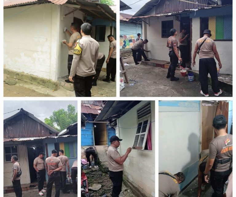 Rumah ASN Polri di Batu Merah Dibedah