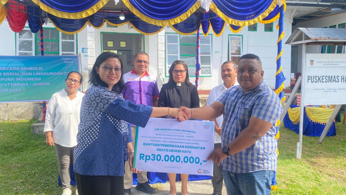 Peduli Kesehatan Masyarakat, Bandar Udara Pattimura Ambon Bantuan Pemeriksaan Kesehatan Gratis