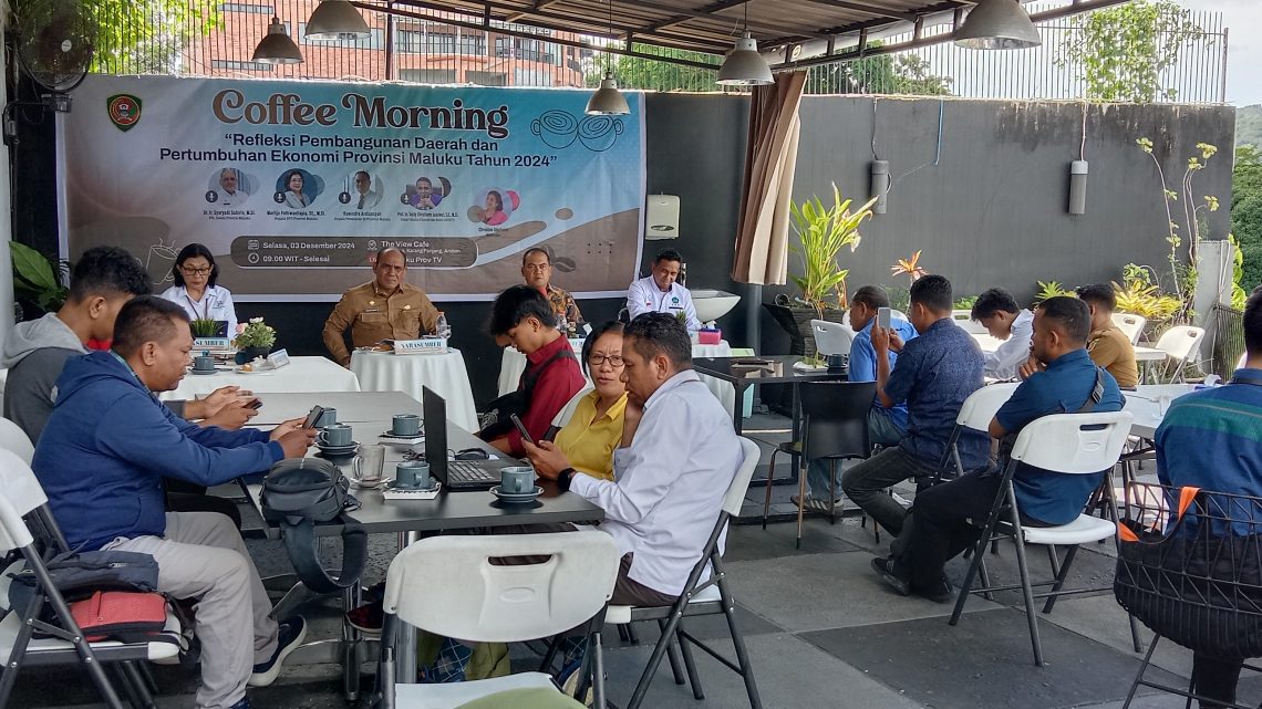 Bahas Pembangunan daerah dan  Pertumbuhan Ekonomi, Diskominfo Gelar Coffee Morning Bersama Awak Media