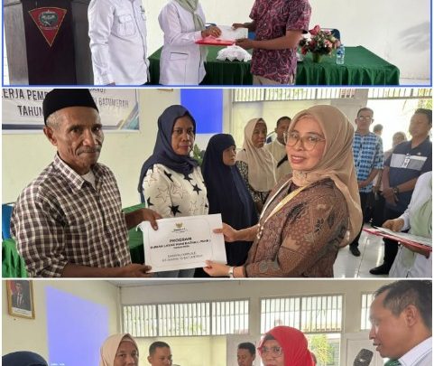 Baznas kota Ambon bagi- bagi Bantuan BAZNAS RI