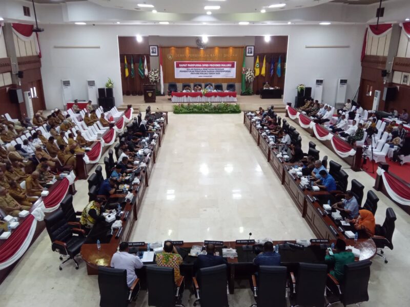 DPRD Maluku Gelar Paripurna Bahas Propemperda Tahun 2025.