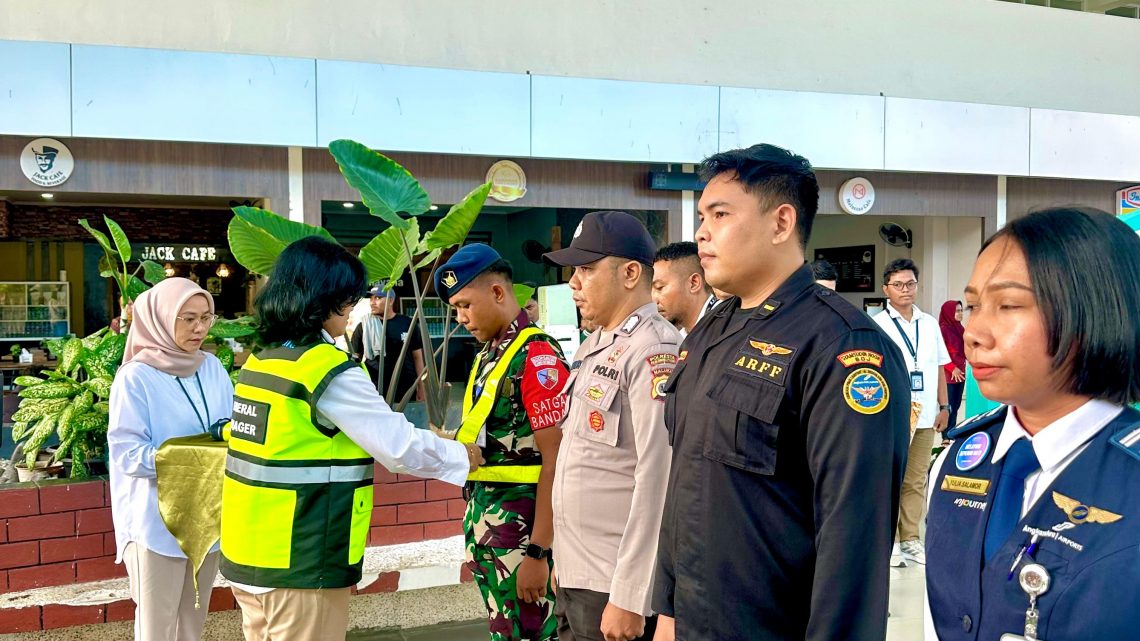 Posko Monitoring Lebaran 2025, Angkutan Udara Bandara Pattimura Mulai Beroperasi