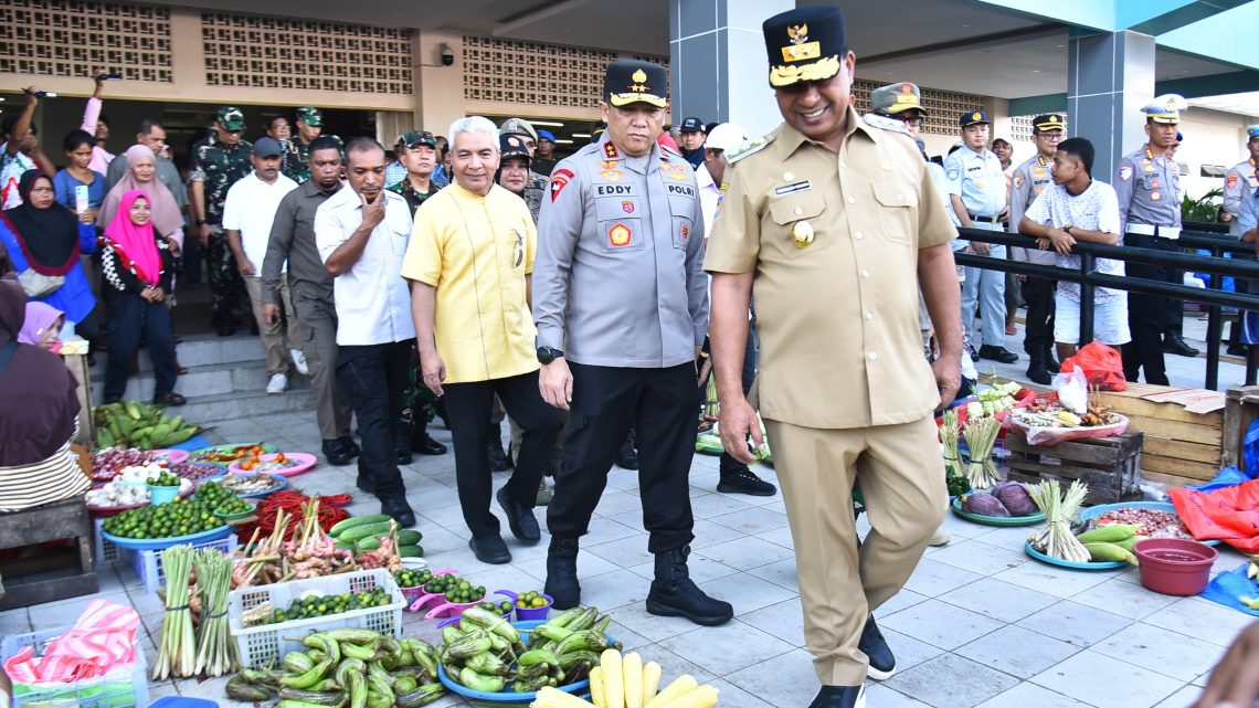 Forkopimda Maluku Tinjau Stok Beserta Harga Bapokting Jelang Lebaran