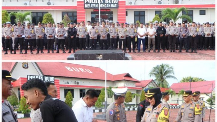 Polres Pulau Buru Gelar Halal Bihalal