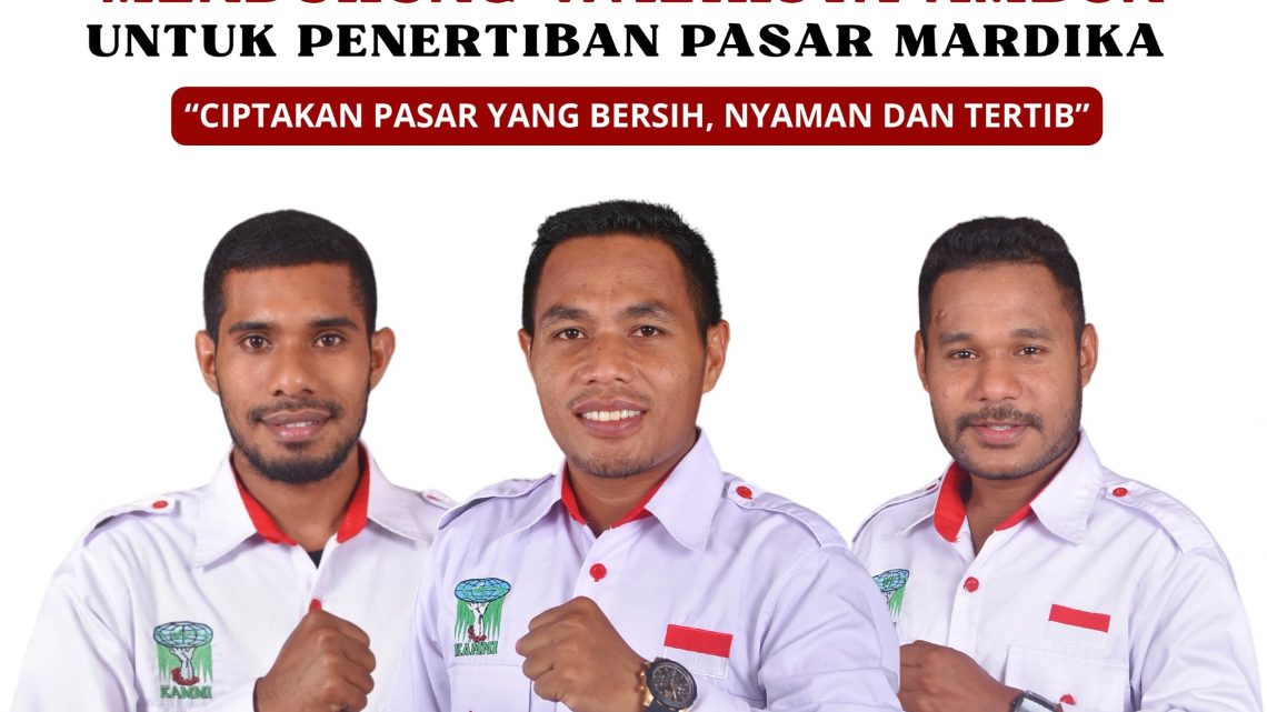 KAMMI Maluku Dukung Langkah Pemerintah Tertibkan Pasar Mardika 