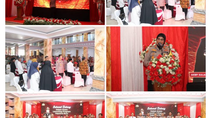 Polres Buru Launching Implementasi Program Kapolres “Polisi Melayani dengan Hati, Polisi Sahabat Tani dan Polisi Mengaji”