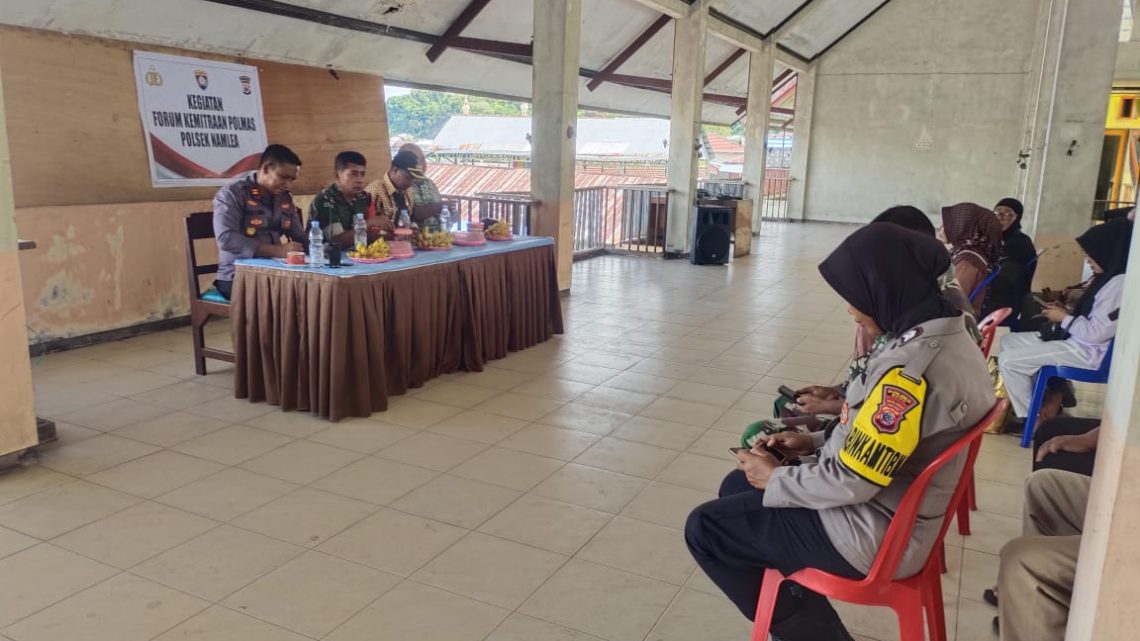 Kapolsek Namlea Kunker ke Desa Ubung, Kecamatan Lilialy