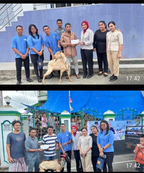 Jelang Idul Adha, Hotel Santika Premiere Ambon Berbagi Hewan Qurban