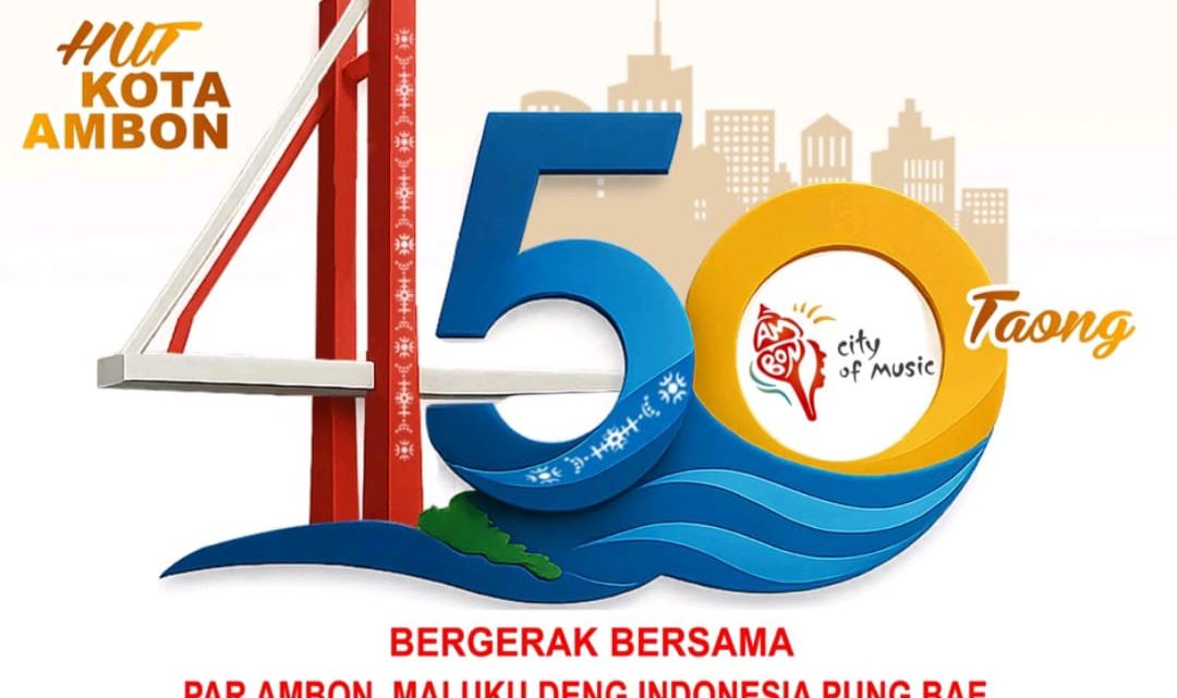Simak Makna Angka 450 dari Logo HUT Kota Ambon tahun 202