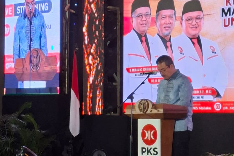 Hadiri Muswil VI PKS, Gubernur Maluku Ajak Partai Politik Bersinergi Majukan Daerah