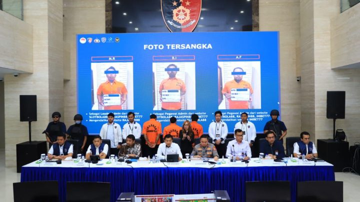 Sindikat Judi Online Jaringan Internasional Berhasil Diungkap, Polri Sita Rp16,4 Miliar dan Bekukan 76 Rekening
