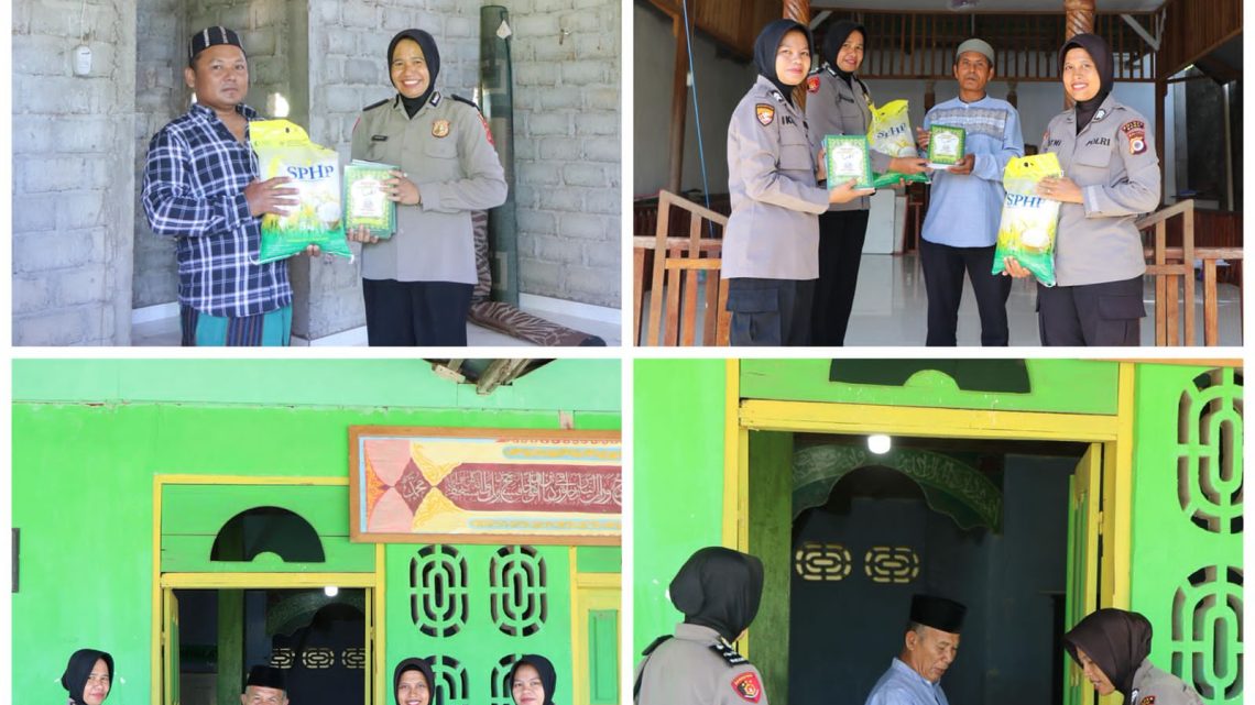 Lagi, Polres Buru Bagikan Beras dan Al-Quran Gratis
