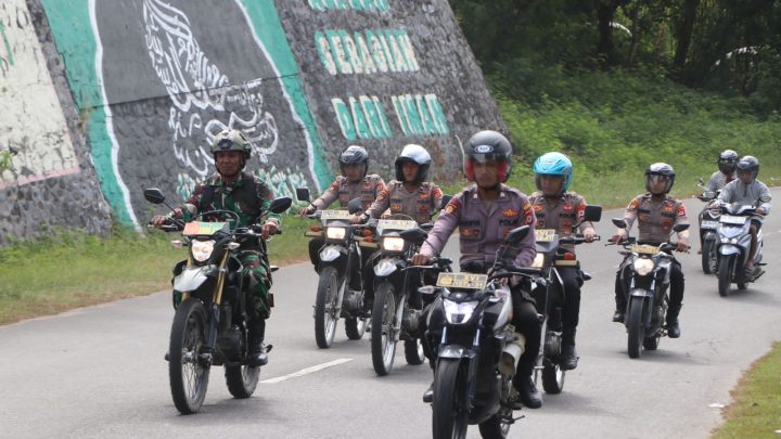 Apel Siaga dan Patroli Bersama TNI-Polri di Polres Buru Tingkatkan Keamanan Wilayah.
