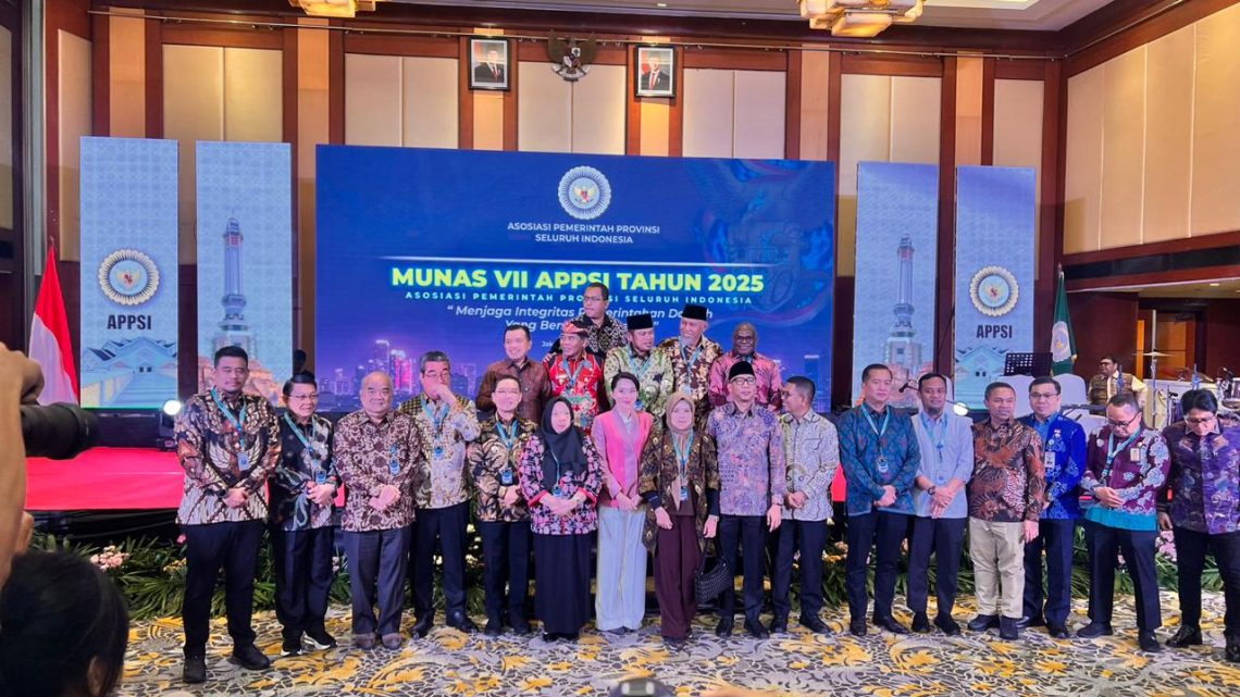 Gubernur HL Hadiri Munas ke-VII APPSI Tahun 2025