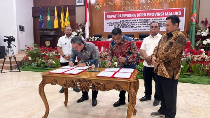 Paripurna DPRD Maluku Setujui KUA-PPAS APBD 2026
