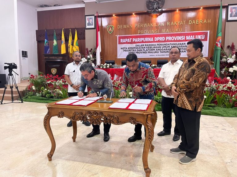 Paripurna DPRD Maluku Setujui KUA-PPAS APBD 2026