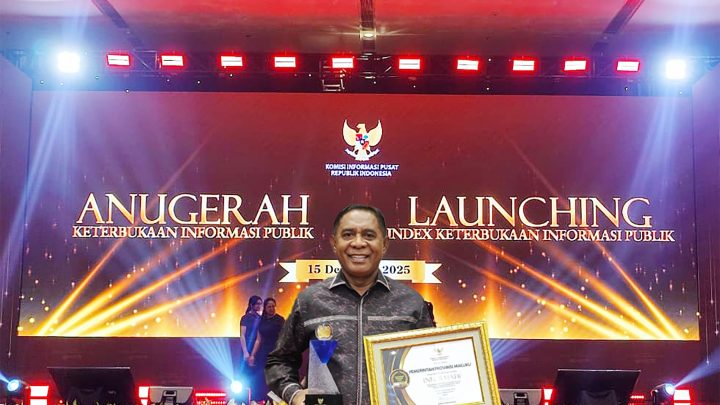 Pemerintah Provinsi Maluku Kembali Raih Predikat Informatif Badan Publik