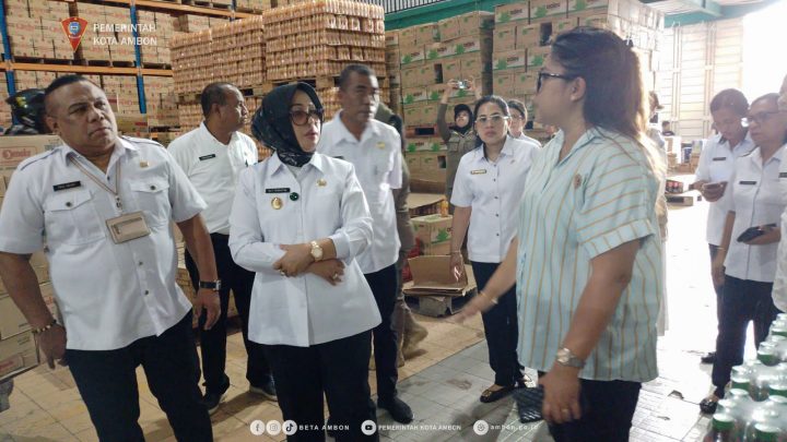 Pemkot Ambon Pastikan Stok Harga Bapok Aman