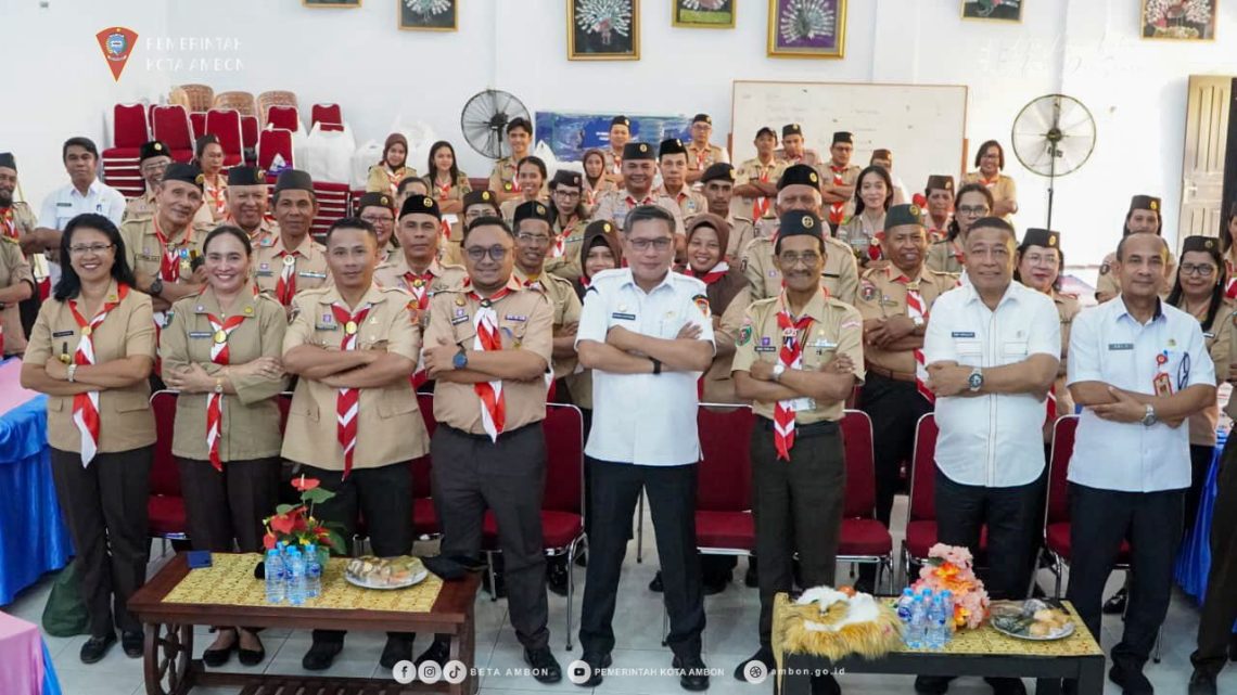 Walikota Buka Raker Gerakan Pramuka Kwartir Cabang Kota Ambon