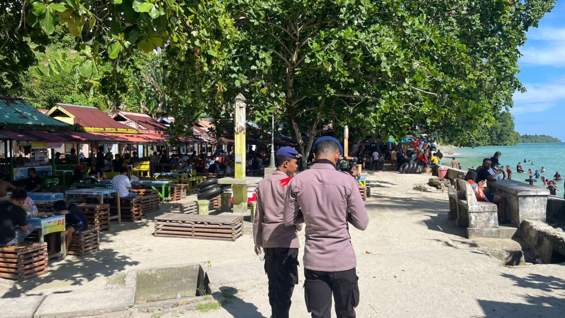 Polairud Polda Maluku Patroli di Sejumlah Objek Wisata
