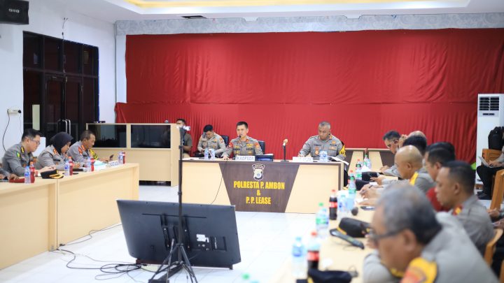 Pimpin Anev Terkait Kesiapan Operasi Lilin 2025, Ini Instruksi Kapolda Maluku