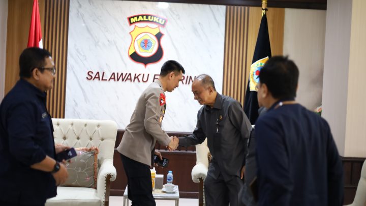 Kapolda Maluku Terima kunjungan pamitan Ketua dan Wakil Ketua Pengadilan Tinggi Ambon