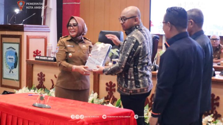 Wawali Ambon Sampaikan Rancangan KUA -PPAS 2026