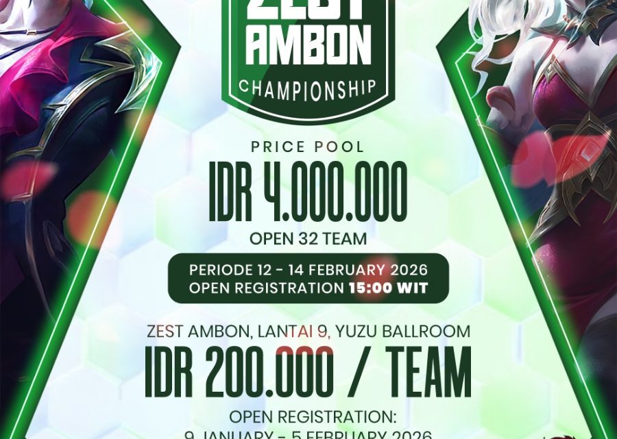 32 Tim Terbaik Siap Berkompetisi di Turnamen Offline Mobile Legends Zest Hotel -Ambon 