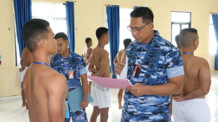 Casis Bintara PK Pria TNI AU Gelombang I/A-57 Panda Lanud Pattimura Ikuti Sidang Pantukhirda